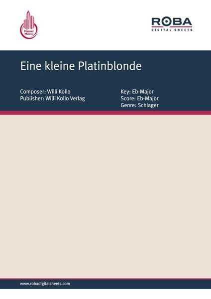 Produktbild: Eine kleine Platinblonde