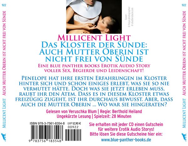 Produktbild: Das Kloster der S&uuml;nde: Auch Mutter Oberin ist nicht frei von S&uuml;nde | Erotik Audio Story | Erotisches H&ouml;rbuch Audio-CD