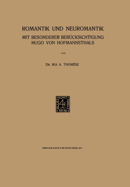 Produktbild: Romantik und Neuromantik