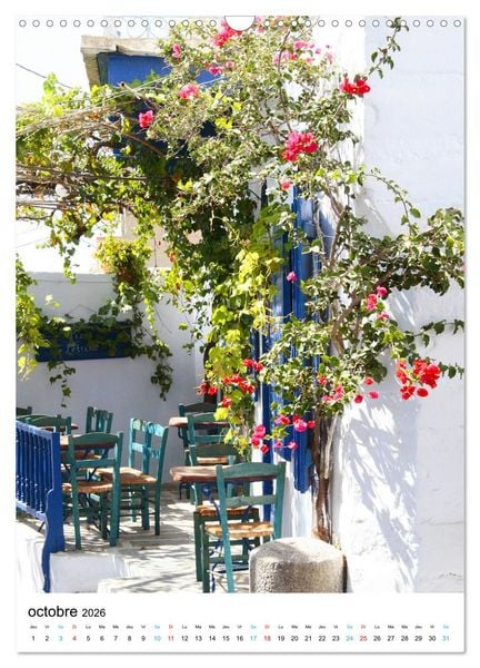 Produktbild: Souvenirs de Gr&egrave;ce (Calendrier mural 2026 DIN A3 horizontal), CALVENDO calendrier mensuel