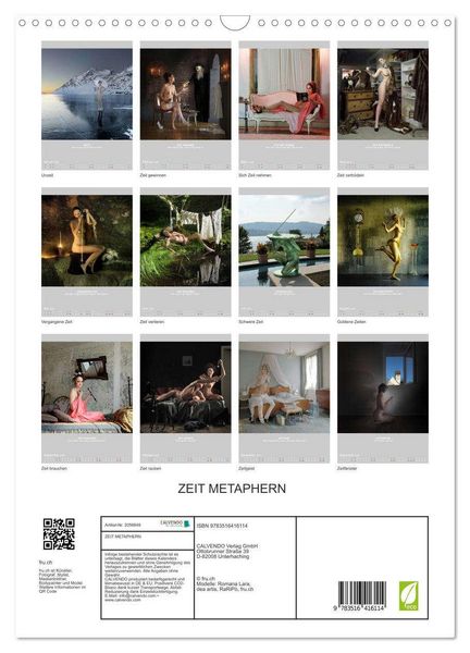 Produktbild: ZEIT METAPHERN (Wandkalender 2026 DIN A3 hoch), CALVENDO Monatskalender