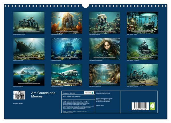 Produktbild: Am Grunde des Meeres (Wandkalender 2026 DIN A3 quer), CALVENDO Monatskalender