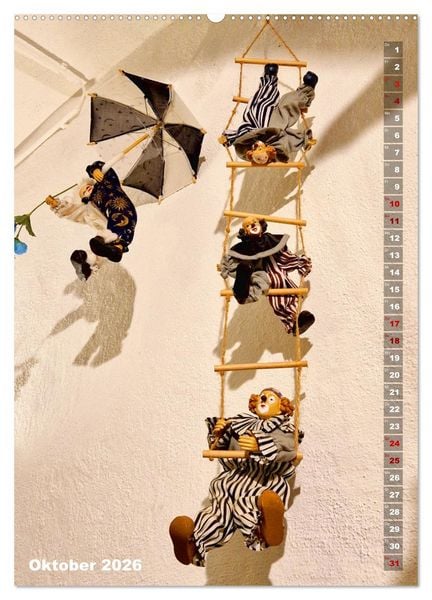 Produktbild: Leben, lachen, Narren (Wandkalender 2026 DIN A2 hoch), CALVENDO Monatskalender