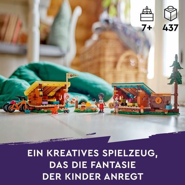 Produktbild: LEGO Friends Gemütliche Hütten im Abenteuercamp, Natur-Spielset 42624