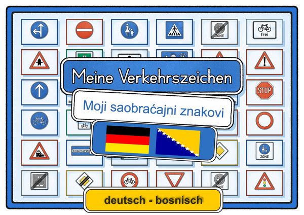 Produktbild: Meine Verkehrszeichen deutsch - bosnisch