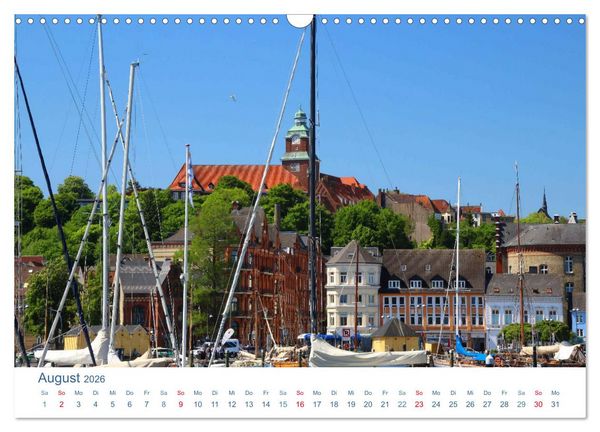 Produktbild: Flensburg 2026. Impressionen rund um den Hafen (Wandkalender 2026 DIN A3 quer), CALVENDO Monatskalender