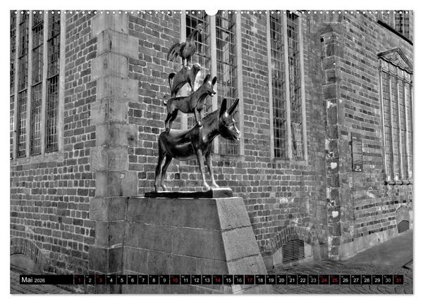 Produktbild: Historisches Bremen (Wandkalender 2026 DIN A2 quer), CALVENDO Monatskalender