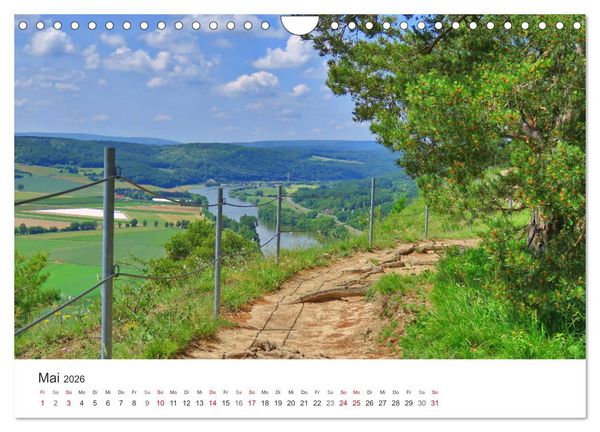 Produktbild: Wege durchs Jahr- Zitate begleiten auf romantisch sch&ouml;nen Wegen (Wandkalender 2026 DIN A4 quer), CALVENDO Monatskalender