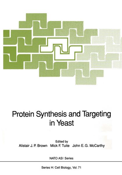 Produktbild: Protein Synthesis and Targeting in Yeast