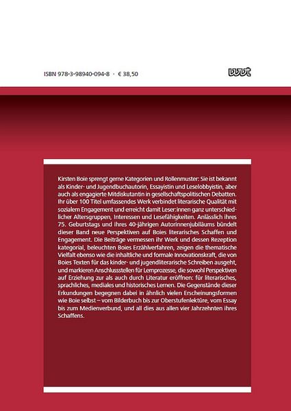 Produktbild: Kirsten Boie. Leseperspektiven und Lernpotentiale (1985-2025)