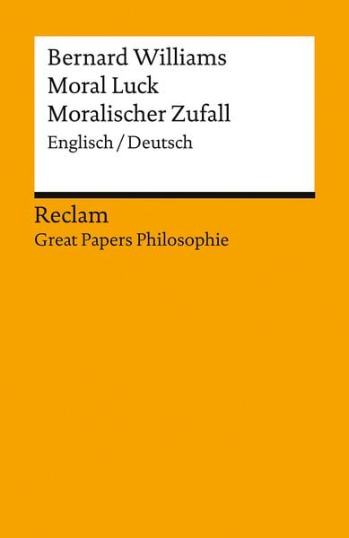 Produktbild: Moral Luck / Moralischer Zufall