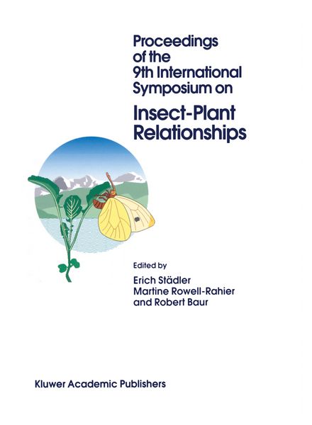 Produktbild: Proceedings of the 9th International Symposium on Insect-Plant Relationships