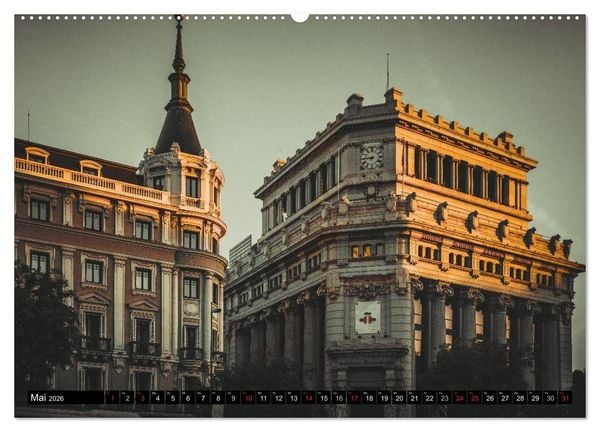 Produktbild: Hauptstadt Madrid (Wandkalender 2026 DIN A2 quer), CALVENDO Monatskalender