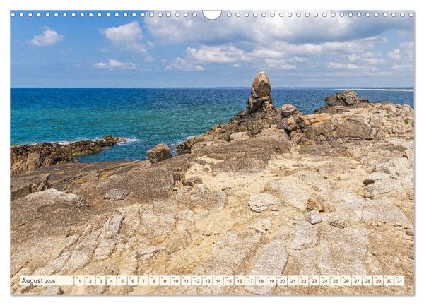 Produktbild: Bretagne - Traumk&uuml;sten im s&uuml;dlichen Finist&egrave;re (Wandkalender 2026 DIN A3 quer), CALVENDO Monatskalender