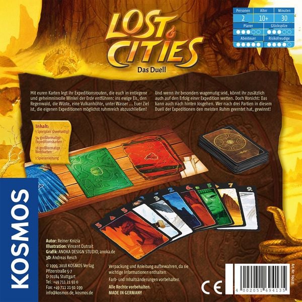Produktbild: Lost Cities Das Duell