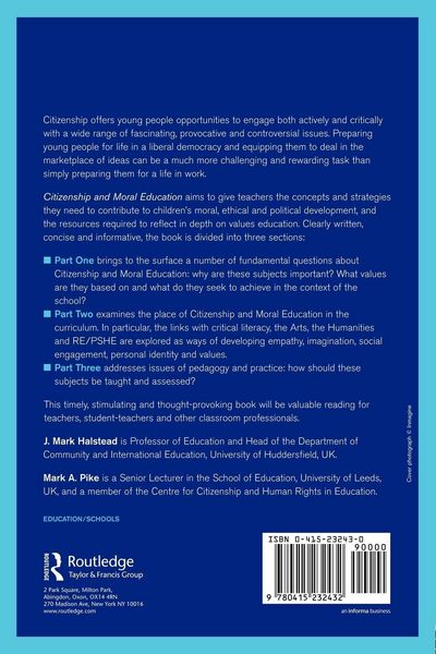 Produktbild: Citizenship and Moral Education