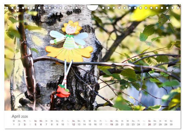 Produktbild: Engel in Haus und Garten (Wandkalender 2026 DIN A4 quer), CALVENDO Monatskalender