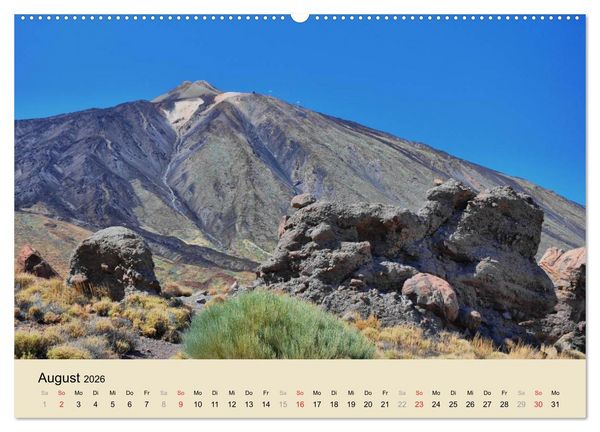 Produktbild: Teneriffa 2026 (hochwertiger Premium Wandkalender 2026 DIN A2 quer), Kunstdruck in Hochglanz