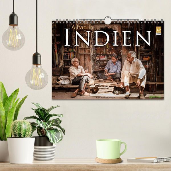 Produktbild: Alltag in Indien (Wandkalender 2026 DIN A4 quer), CALVENDO Monatskalender