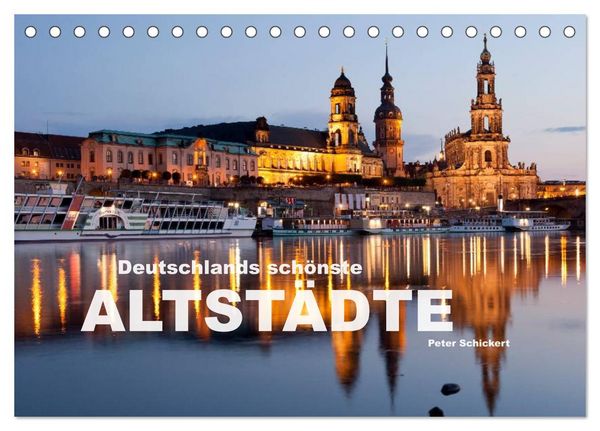 Produktbild: Deutschlands sch&ouml;nste Altst&auml;dte (Tischkalender 2026 DIN A5 quer), CALVENDO Monatskalender