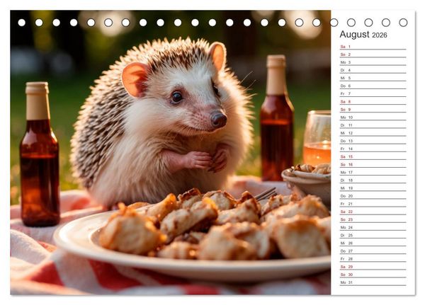 Produktbild: Stachelstars (Tischkalender 2026 DIN A5 quer), CALVENDO Monatskalender