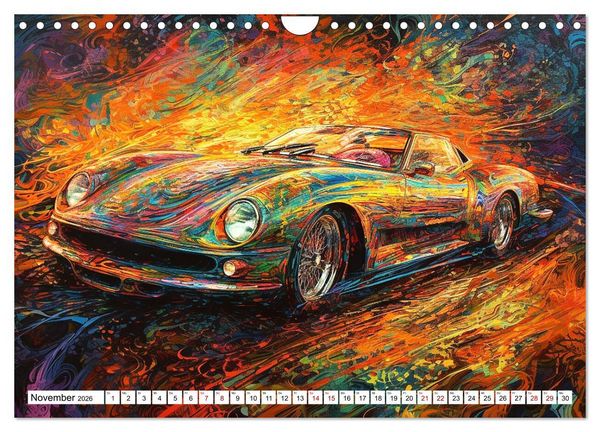 Produktbild: Neon Speed (Wandkalender 2026 DIN A4 quer), CALVENDO Monatskalender