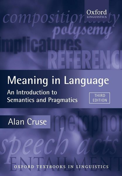 Produktbild: Meaning in Language