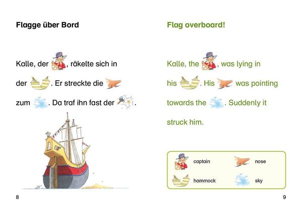 Bildermaus - Mit Bildern Englisch lernen - Geschichten vom wilden Piraten - Pirate Stories