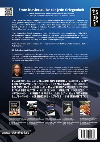 Produktbild: Erste Klavierst&uuml;cke f&uuml;r jede Gelegenheit