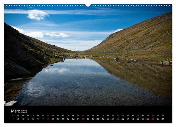 Produktbild: Norwegen - Alpine Landschaften (hochwertiger Premium Wandkalender 2026 DIN A2 quer), Kunstdruck in Hochglanz