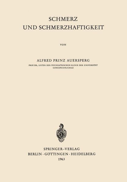 Produktbild: Schmerz und Schmerzhaftigkeit