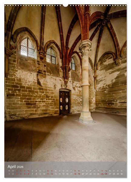 Produktbild: Kloster Maulbronn - Alte Mauern (Wandkalender 2026 DIN A2 hoch), CALVENDO Monatskalender