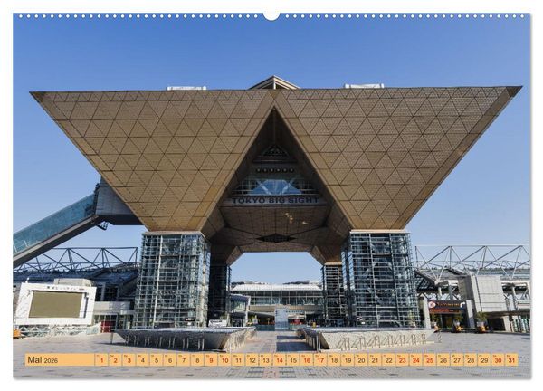 Produktbild: Impressionen aus Tokio, der Megastadt im Land der aufgehenden Sonne (Wandkalender 2026 DIN A2 quer), CALVENDO Monatskalender