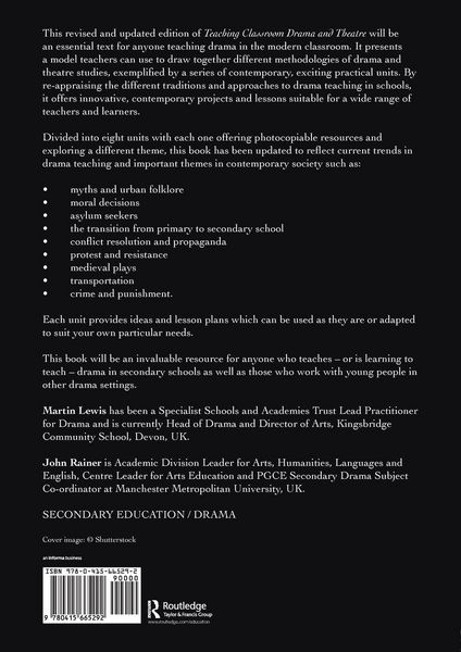 Produktbild: Teaching Classroom Drama and Theatre