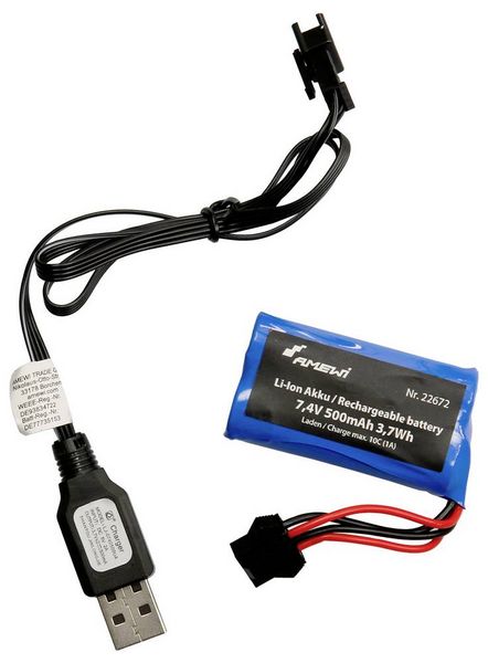 Produktbild: Amewi Baggerlader G1401E 1:14 RC Funktionsmodell Baufahrzeug