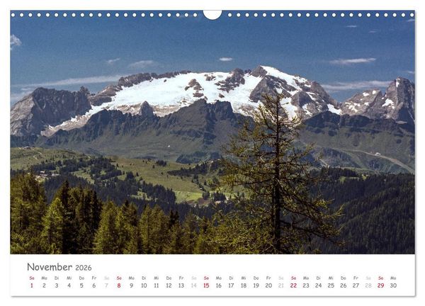 Produktbild: S&uuml;dtirol - Land der Berge und Seen (Wandkalender 2026 DIN A3 quer), CALVENDO Monatskalender