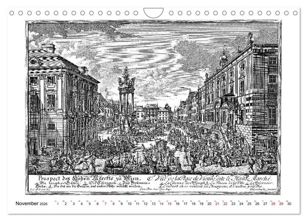 Produktbild: TU FELIX AUSTRIA - Wien in alten Ansichten (Wandkalender 2026 DIN A4 quer), CALVENDO Monatskalender