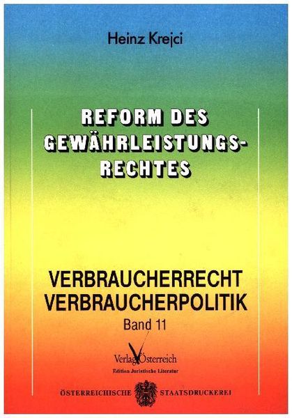 Produktbild: Reform des Gew&auml;hrleistungsrechtes