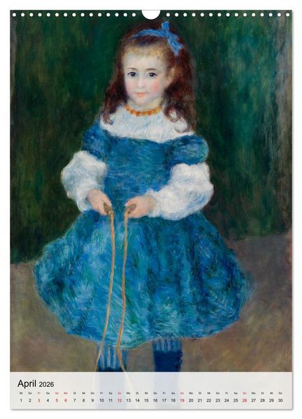 Produktbild: Die kleinen Musen des Monsieur Renoir (Wandkalender 2026 DIN A3 hoch), CALVENDO Monatskalender
