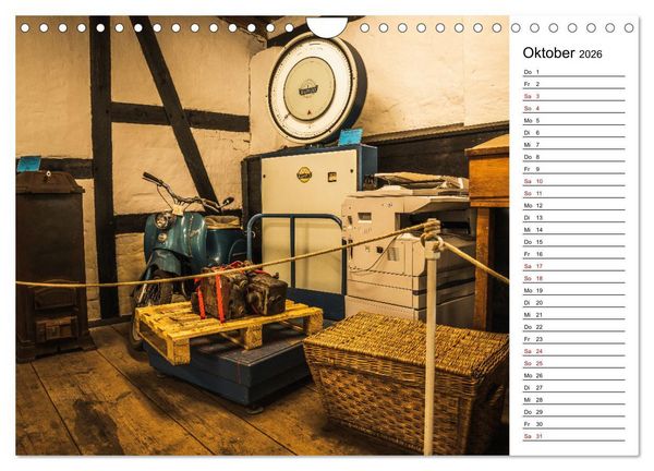 Produktbild: Eisenbahn Museum Gramzow (Wandkalender 2026 DIN A4 quer), CALVENDO Monatskalender
