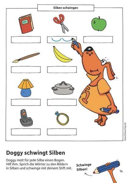 Vorschulblock ab 5 Jahre für Junge und Mädchen - Buchstaben und Laute