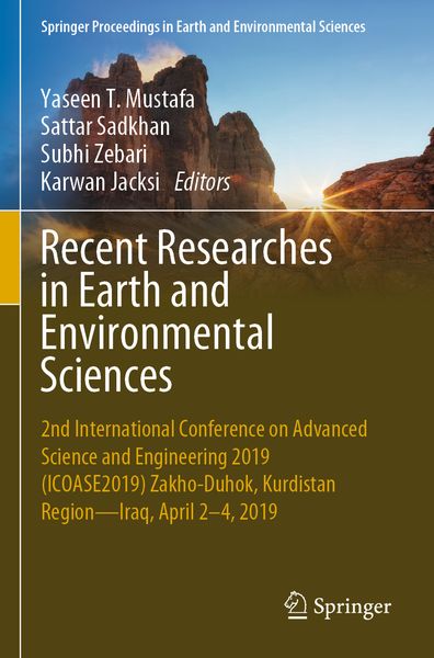 Produktbild: Recent Researches in Earth and Environmental Sciences