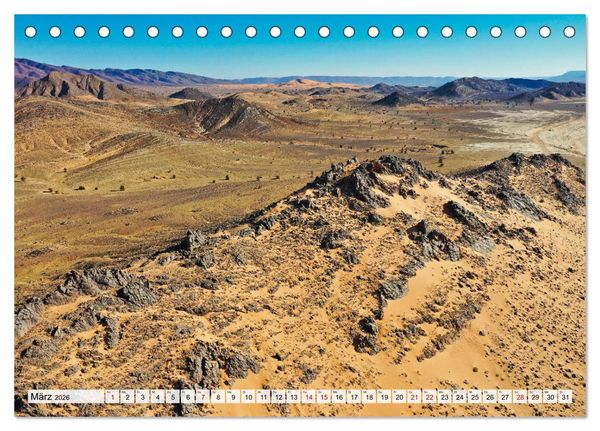 Produktbild: Marokko - Faszinierende Landschaften und traditionelle Bauwerke von oben (Tischkalender 2026 DIN A5 quer), CALVENDO Monatskalender
