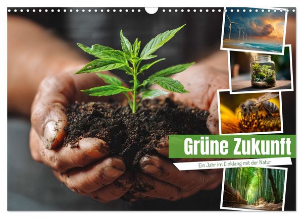 Produktbild: Gr&uuml;ne Zukunft (Wandkalender 2026 DIN A3 quer), CALVENDO Monatskalender