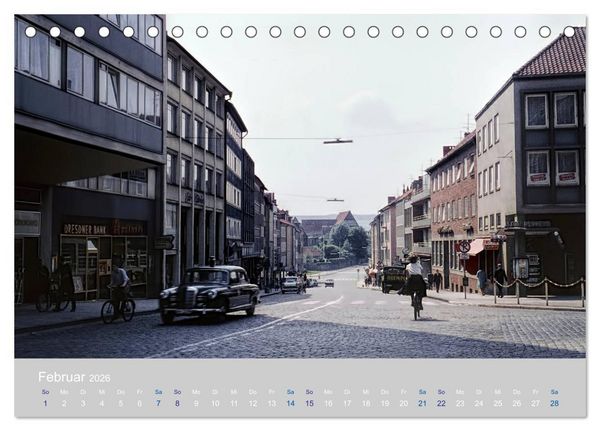 Produktbild: Hildesheim - damals ... (Tischkalender 2026 DIN A5 quer), CALVENDO Monatskalender