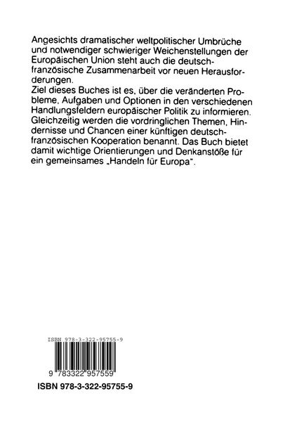 Produktbild: Handeln f&uuml;r Europa
