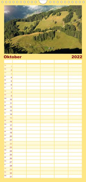 Produktbild: Familienplaner Typisch S&uuml;dtirol (Wandkalender 2022 , 21 cm x 45 cm, hoch)