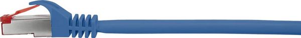 Produktbild: Renkforce RF-4981664 RJ45 Patchkabel CAT 6 S/FTP 2.00 m Blau mit Rastnasenschutz, vergoldete Steckkontakte, Flammwidrig 1 St.