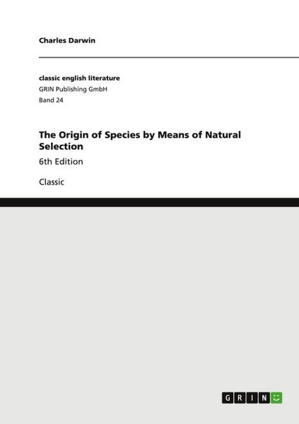 Produktbild: The Origin of Species by Means of Natural Selection