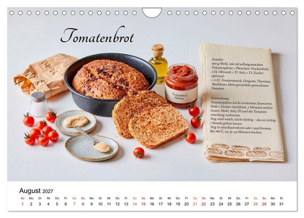 Produktbild: Tomatenzauber - frisch, w&uuml;rzig, selbst gemacht (Wandkalender 2027 DIN A4 quer), CALVENDO Monatskalender